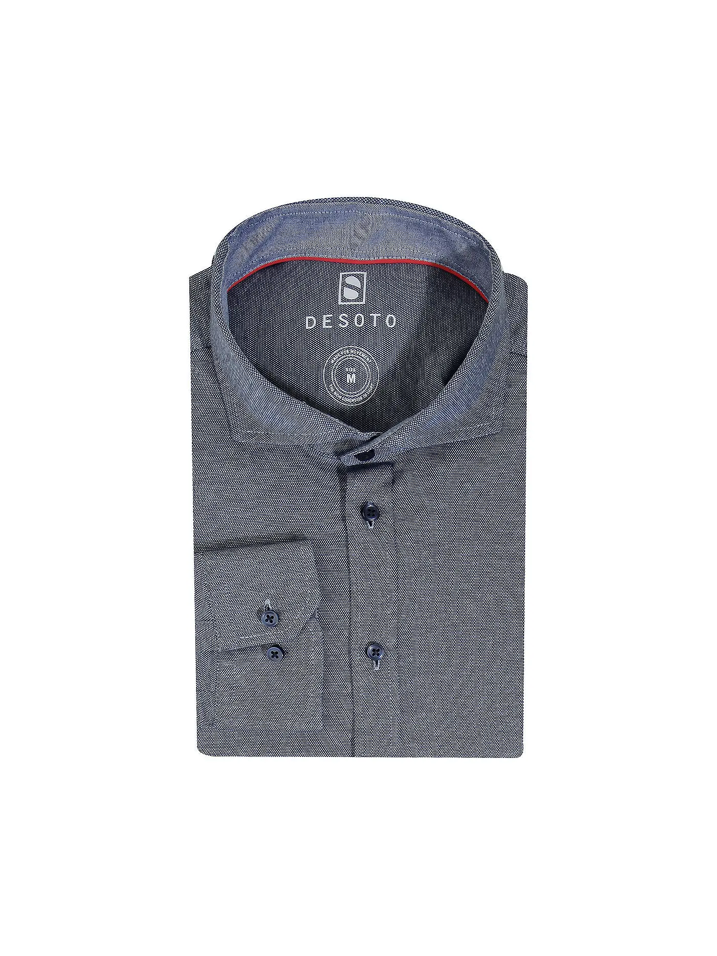 DESOTO | Jerseyhemd Slim Fit | blau